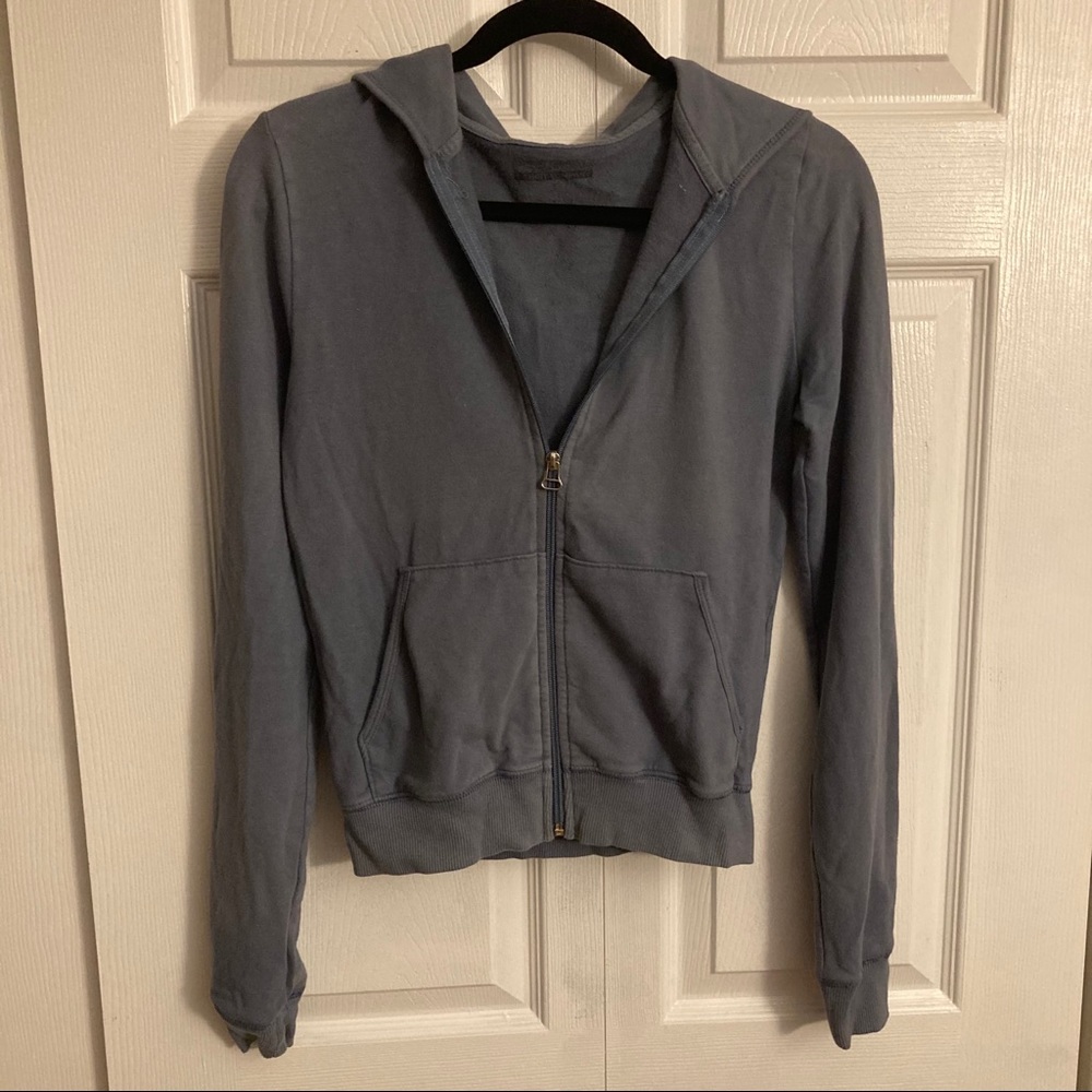 Comfy Blue Zip-Up Hoodie